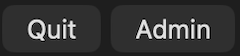 Buttons when running exported